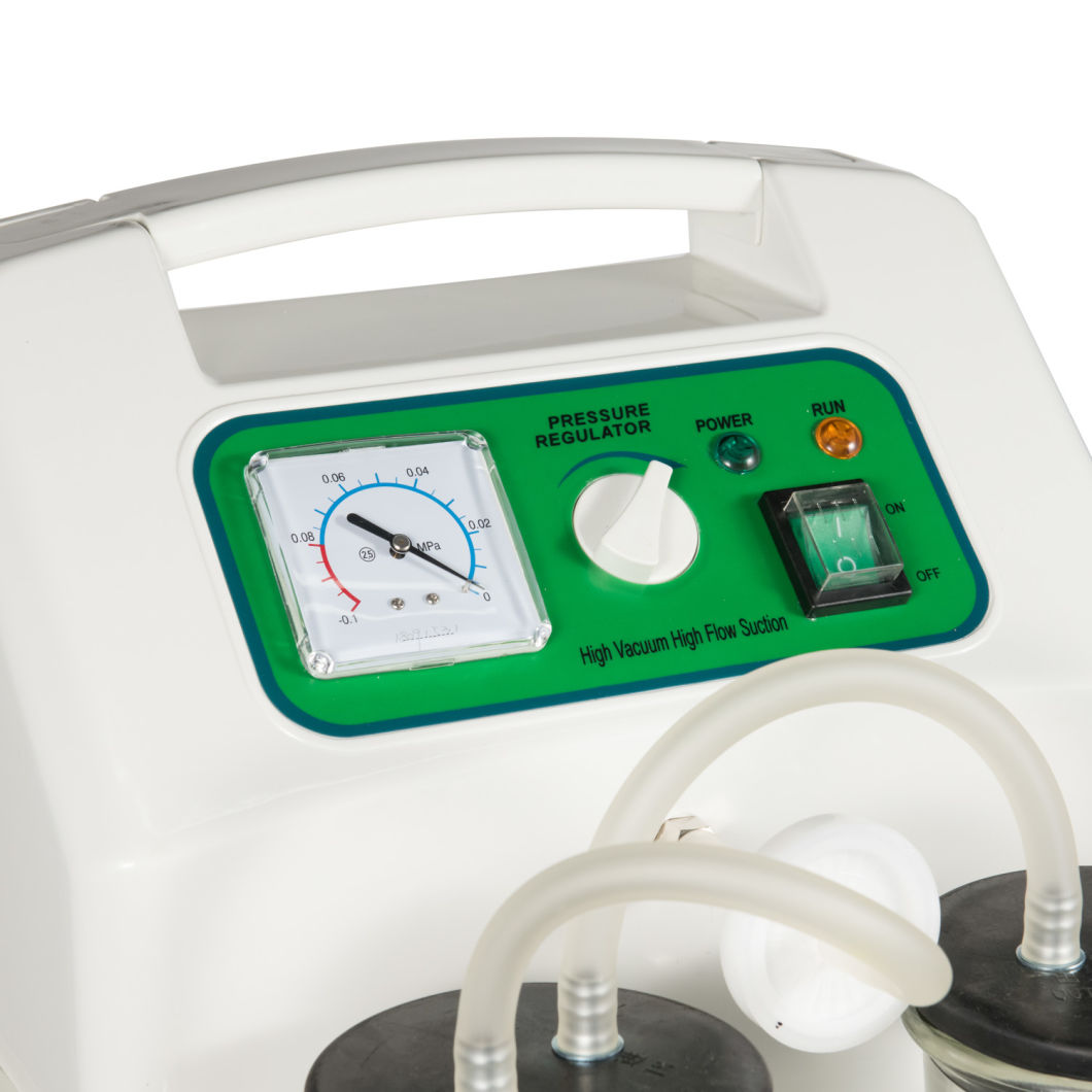 Unité d'aspiration dentaire portable à vide poussé avec bouteille