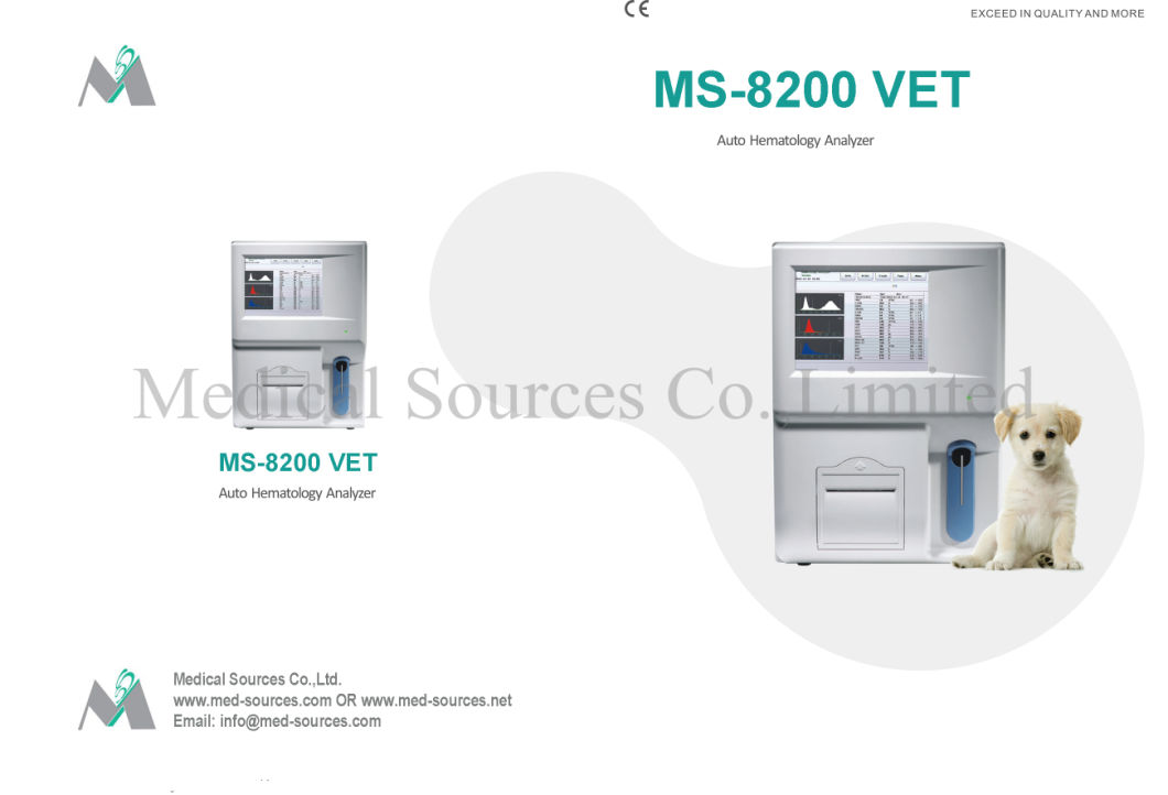 (MS-8200) Auto 3 Diff Three Part Blood Hematology Analyzer