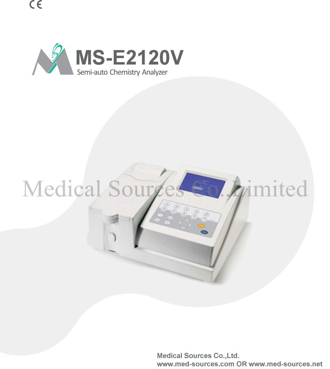 (MS-2120V) Vet Veterinary Used Semi-Auto Chemistry Analyzer