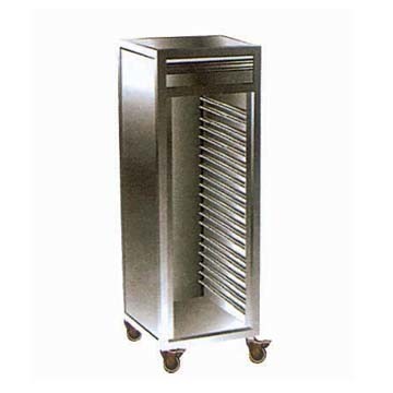 (MS-T140S) Hospital Stainless Steel Medical Records Trolley