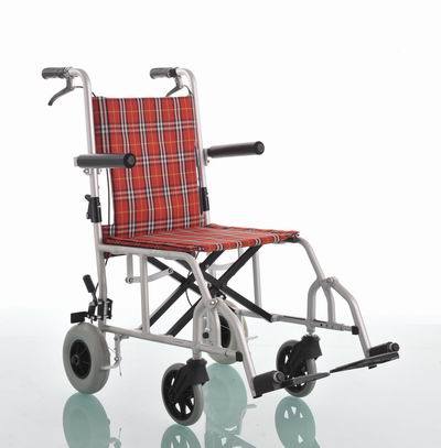 (MS-82A) Aluminum Lightweight Manual Power Transport Folding Wheel Chair