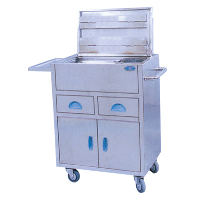 (MS-T200S) Hospital Stainless Steel Medical Emergency Treatment Trolley