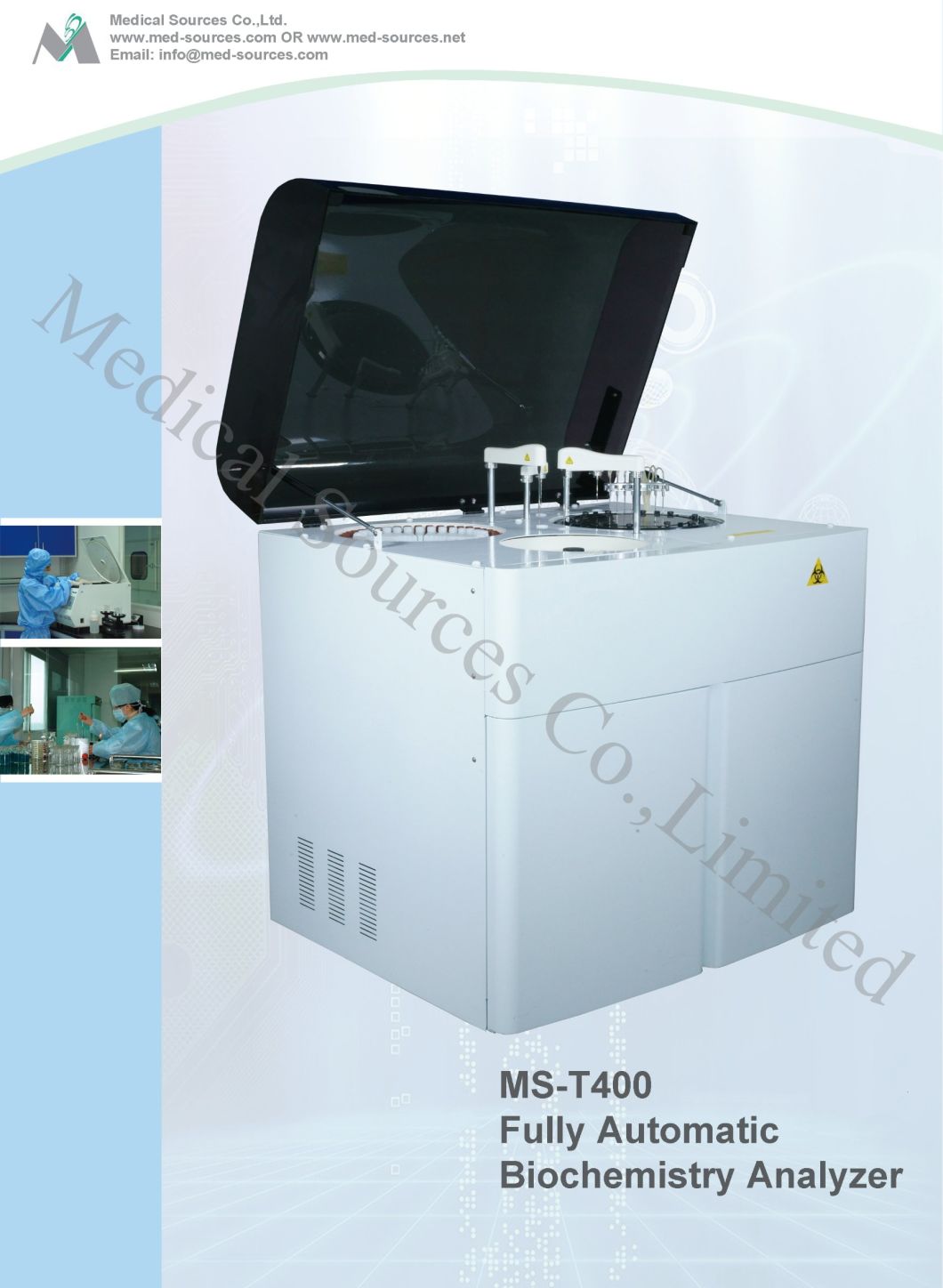 (MS-T400) Fully Automatic Biochemistry Analyzer Laboratory Analyzer
