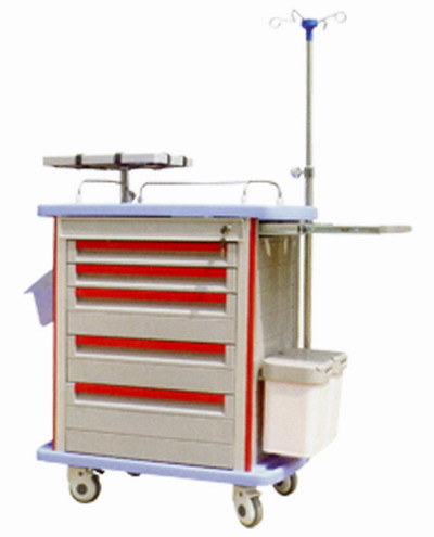 (MS-T540A) Chariot de traitement infirmier m&eacute;dical d'urgence ABS