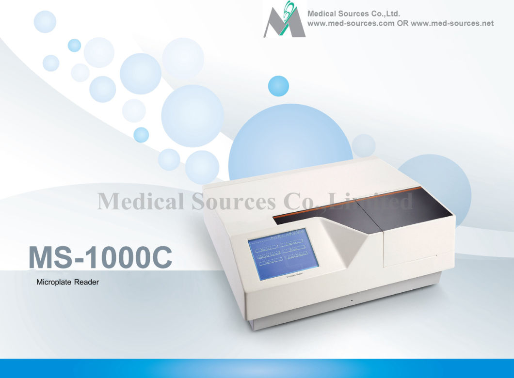 (MS-1000C) Lab Equipment Semi Automatic Elisa Analyzer Microplate Reader