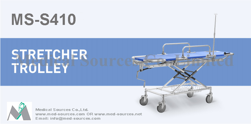 (MS-S410) Hospital Medical Ambulance Folding Hydraulic Separate Able Stretcher