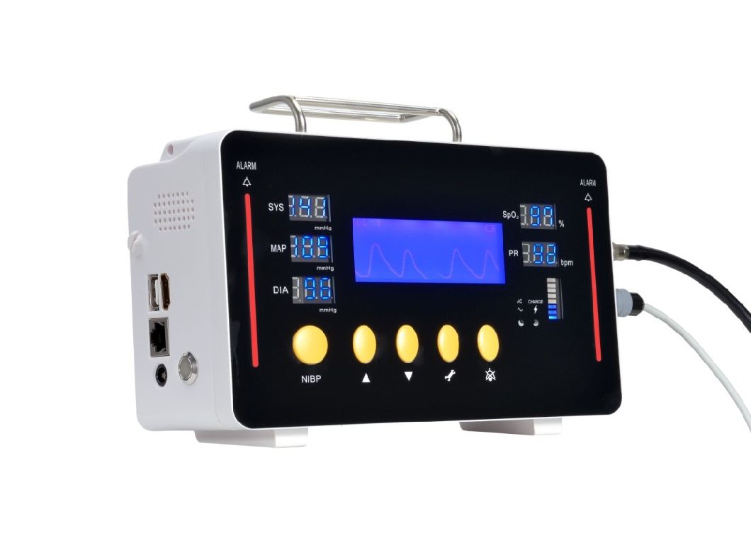 (MS-3900) Multiple Display Modes Patient Monitor SpO2, NIBP, Temp Vital Signs Monitor
